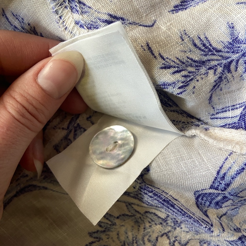 Linen wrap top - Picture 7 of 7